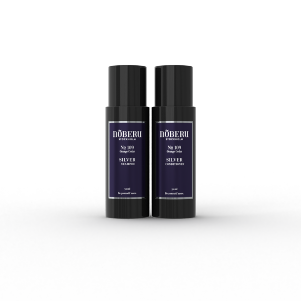 Noberu Mini DUO Silver Shampoo & Conditioner 50 ml