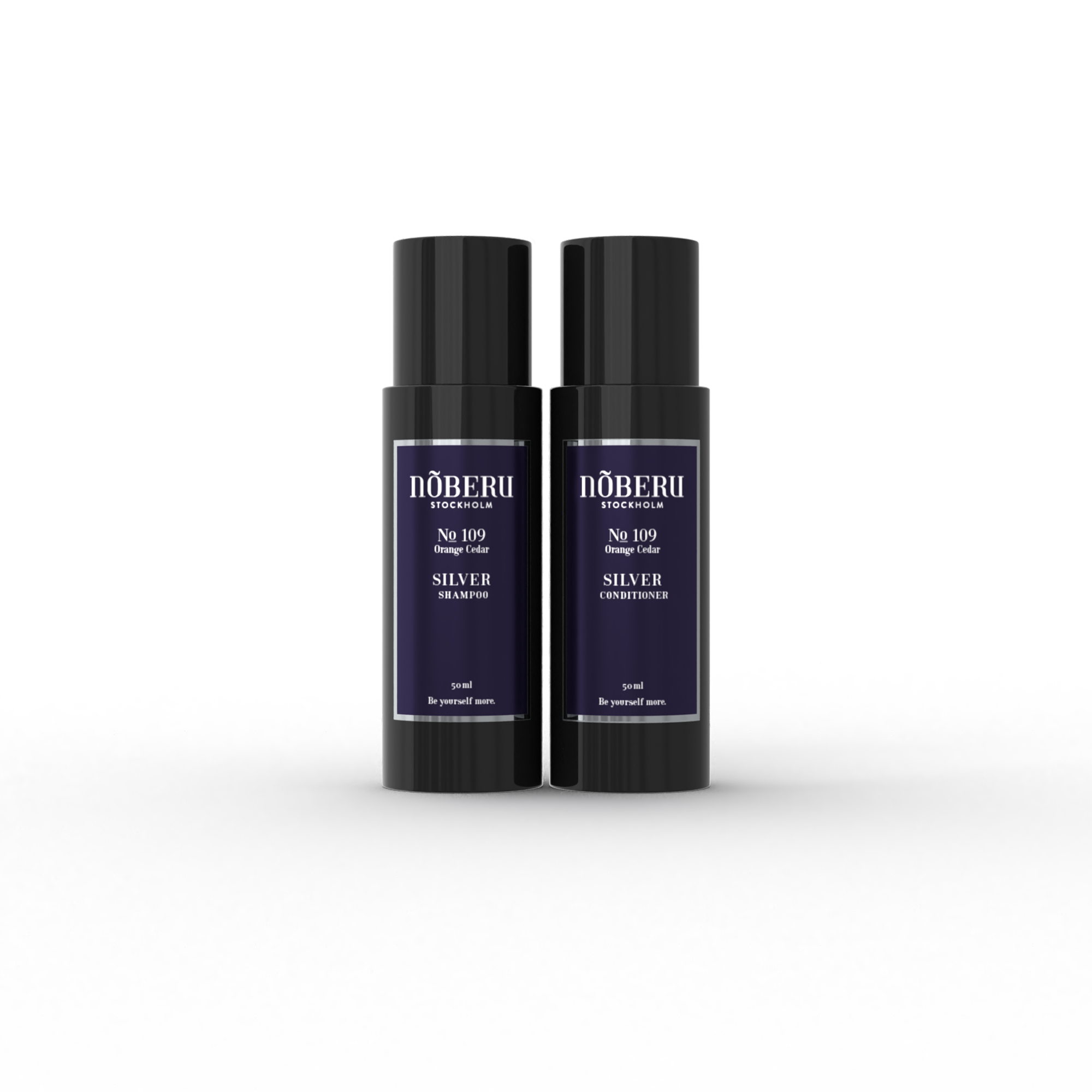 Noberu Mini DUO Silver Shampoo & Conditioner 50 ml