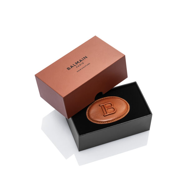 Limited Edition Leather Barrette Brown C2 26